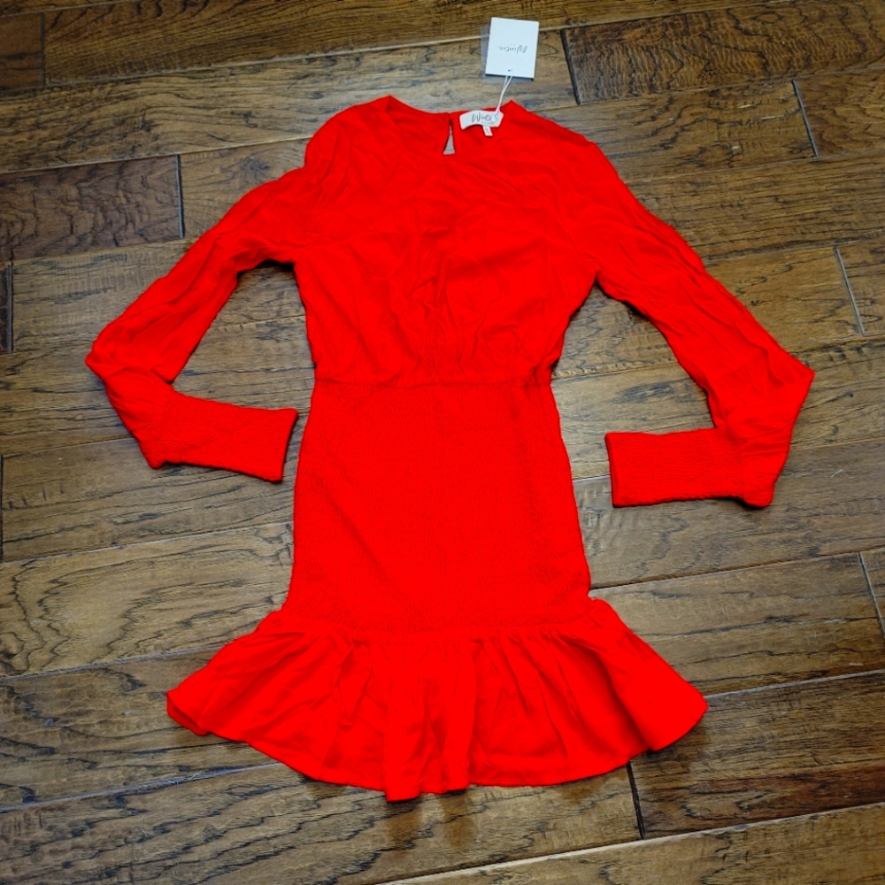 Winter Muse Jasmine Dress Poppy Red US4